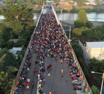 Más de 3.000 migrantes centroamericanos llegaron a la frontera de Guatemala con México