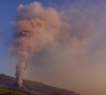 Volcán español expulsa más lava tras colapso del cráter