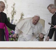 Papa Francisco sufre un «desgarro de ligamentos» en su rodilla derecha y deberá someterse a infiltraciones